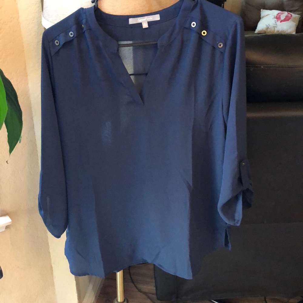 Blue blouse